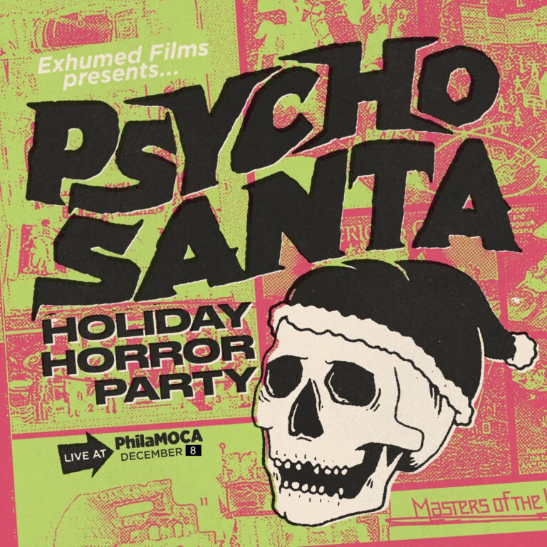 Psycho Santa Holiday Horror Party poster