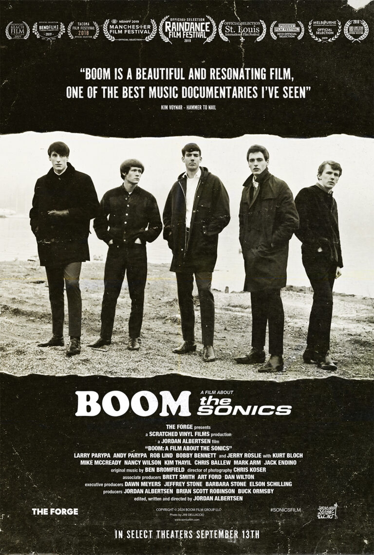 BOOM: A FILM ABOUT THE SONICS poster