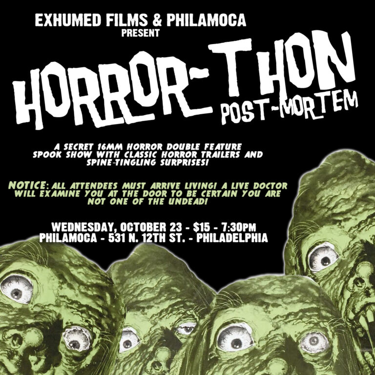 Horror-Thon Post-Mortem Double Feature poster