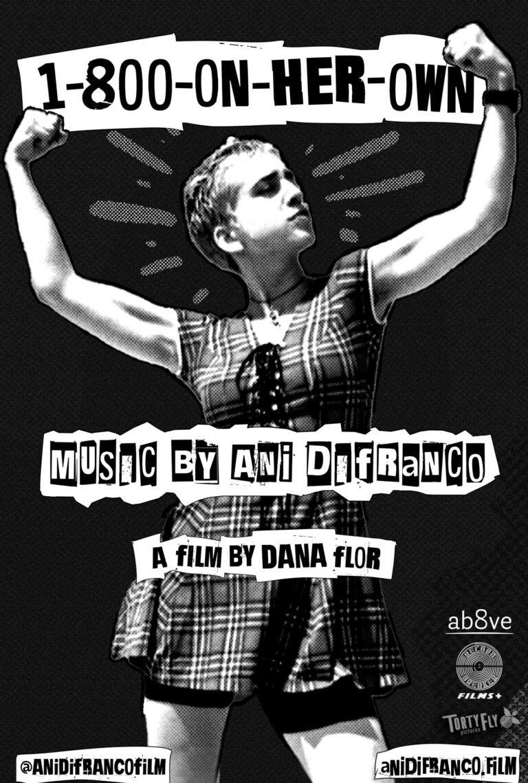 1-800-ON-HER-OWN: ANI DIFRANCO poster