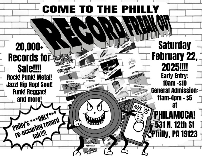 Philly Record Freak Out poster